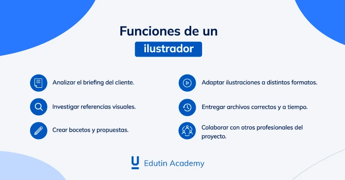 Funciones principales de un ilustrador