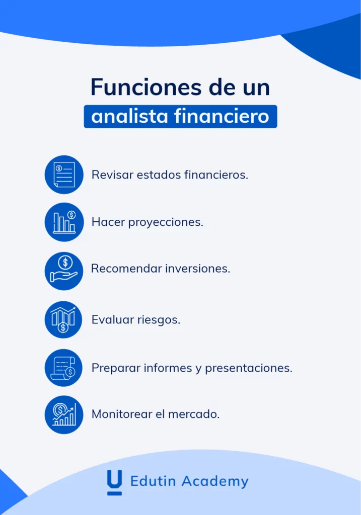 Funciones principales de un analista financiero